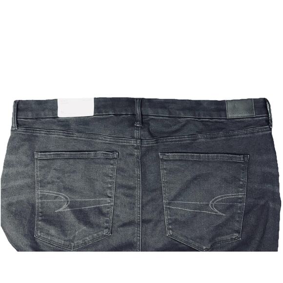 New American Eagle BFF Black Acid Skinny Stretch Jeans Women XL Tall (18,20,22) - Picture 3 of 8